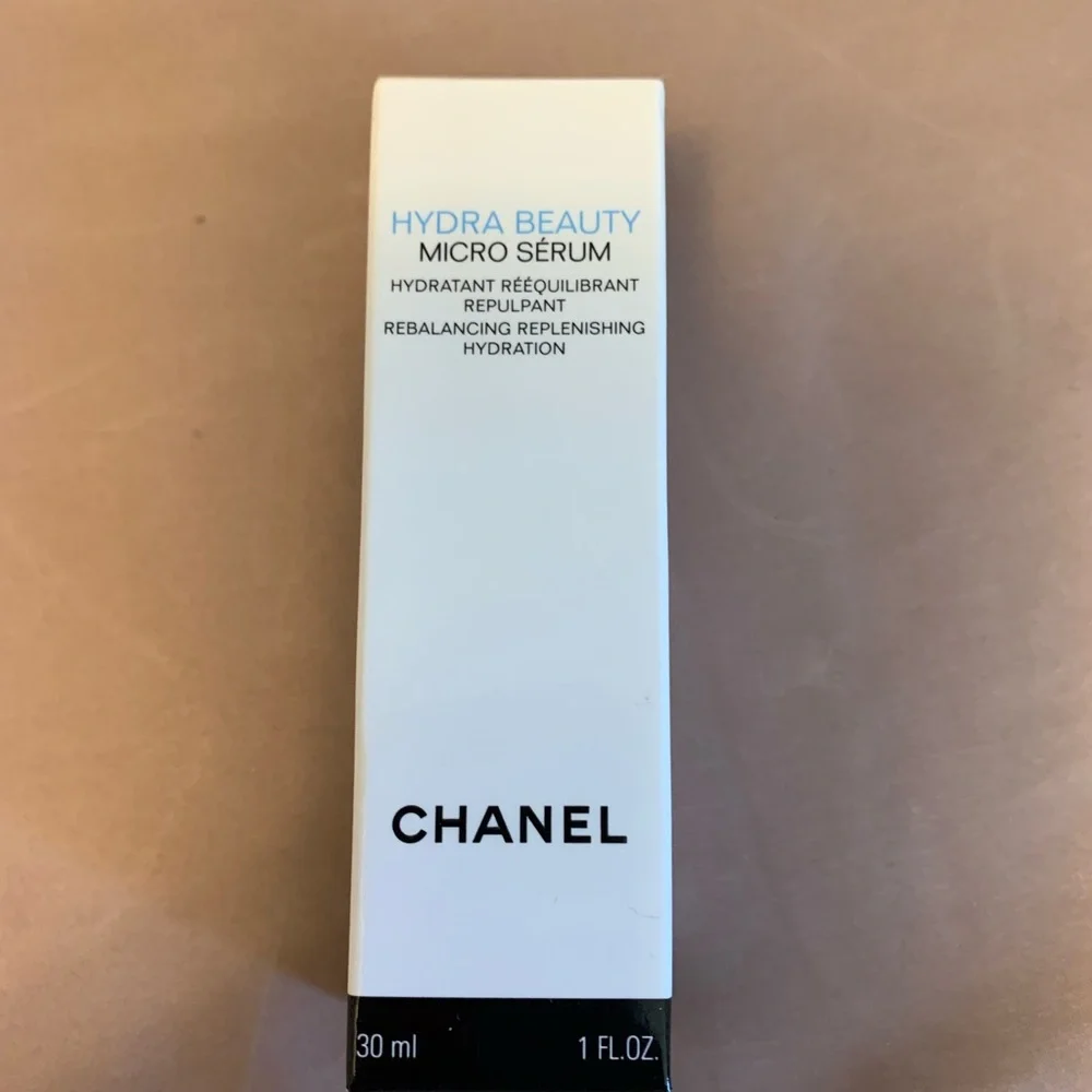 CHANEL HYDRA BEAUTY MICRO SÉRUM Rebalancing Replenishing Hydration, 1 oz. NIB